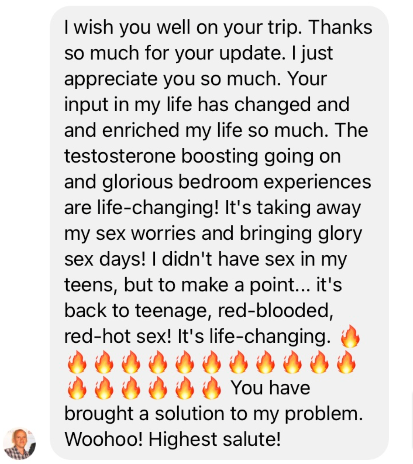 beastmodetestimonial Testimonial by a client